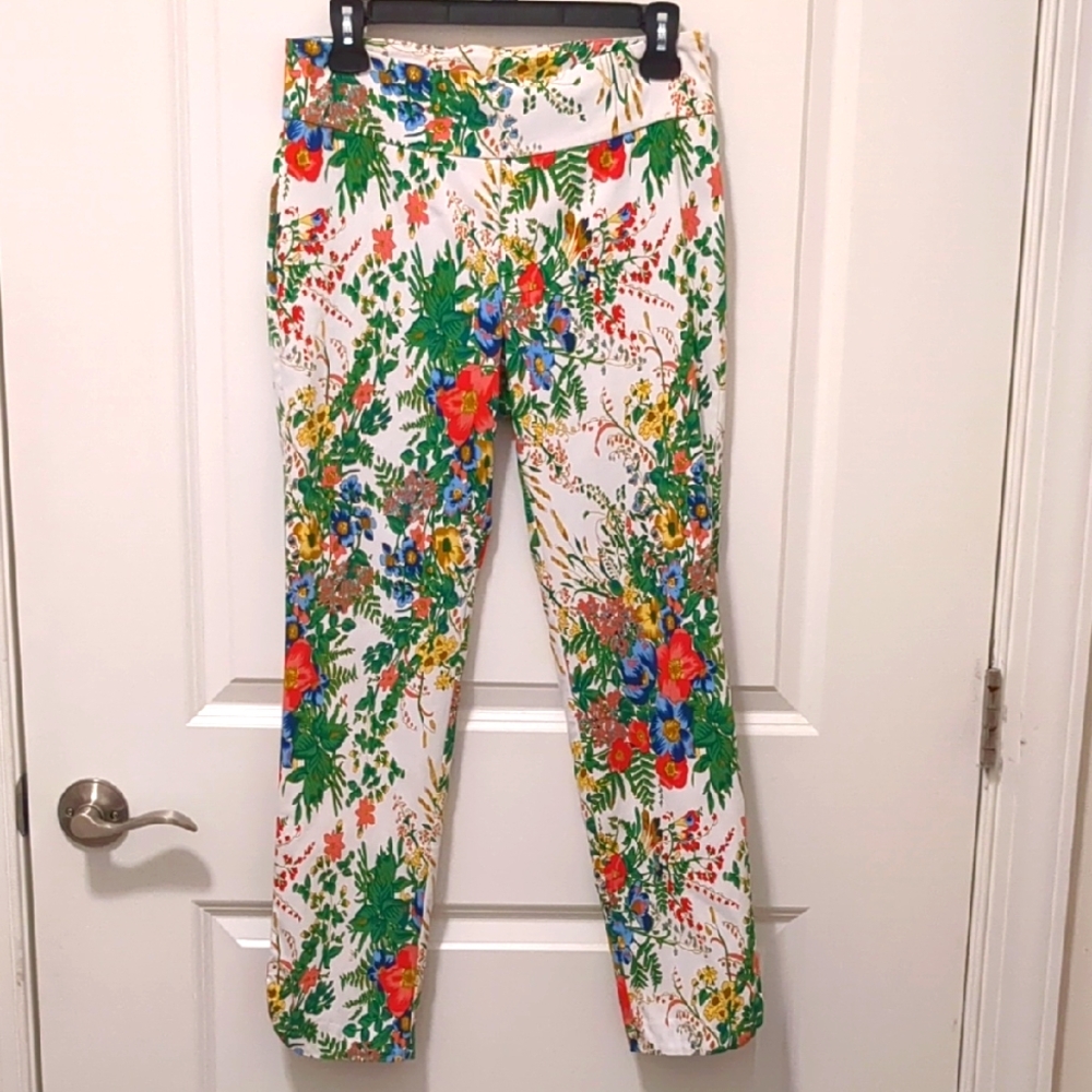 Soft Surroundings - Straight Leg Pants - Floral Print